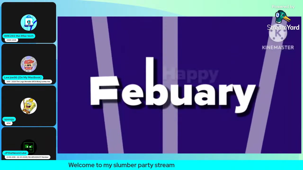 Brandon's slumber party stream 17B: A triple birthday