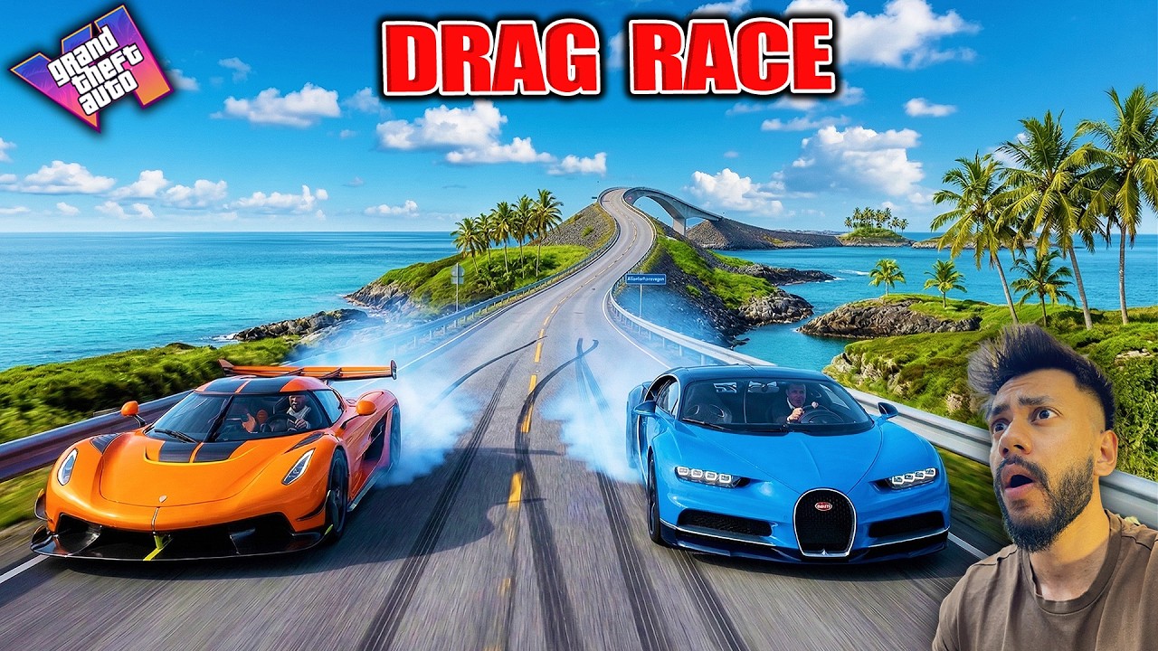 DRAG RACE AND OFFROADING WITH MOST (EXPENSIVE🤑) CARS |GTA 5 ABHISHEKKZ GAMING