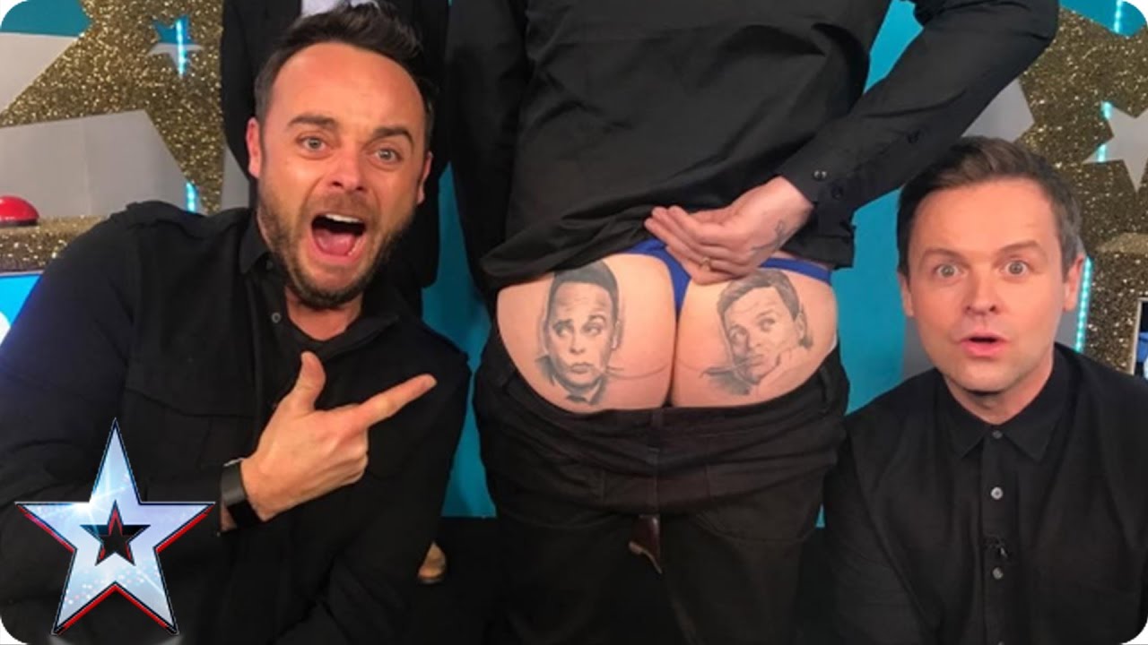 Who has Ant & Dec&rsquo;s faces tattooed on their bum? | Britain&rsquo;s Got More Talent 2017