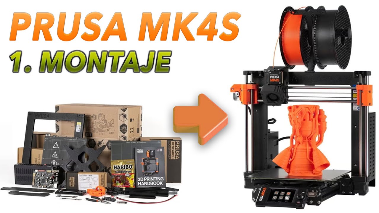 Impresora 3d - KIT PRUSA MK4S (1) - Piezas y Montaje