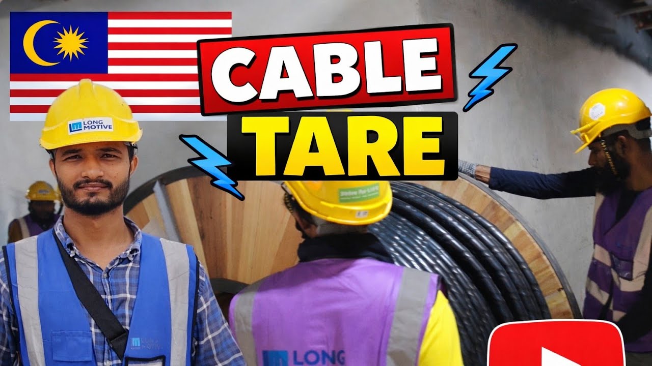 ملائیشیا میں ورکرز کیبل کا کام کرتے ہوئے | Cable Work in Malaysia | Apna Malaysia