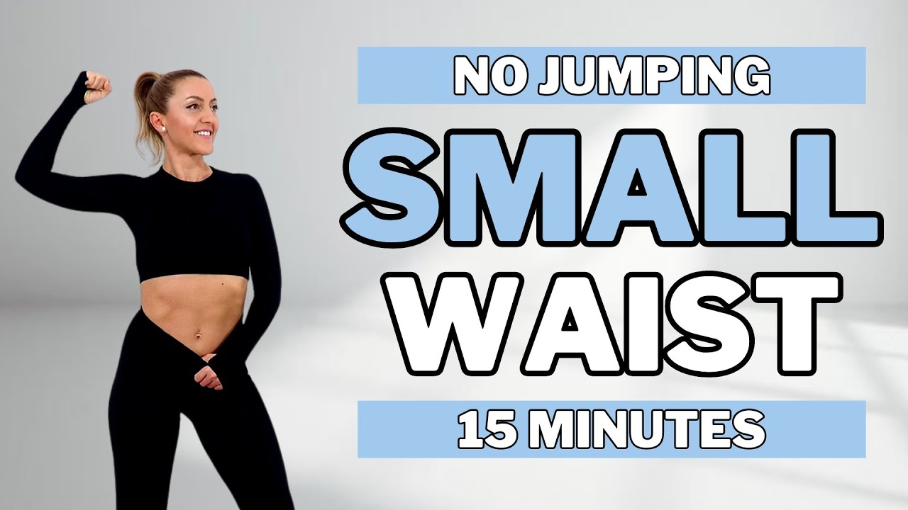 🔥15 Min SMALL WAIST + ABS🔥All Standing🔥Lose Belly Fat🔥No Jumping🔥No Repeat🔥