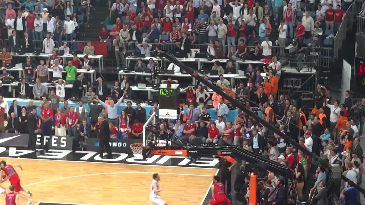 Olympiakos Euroleague final 2012 - last 10 secs