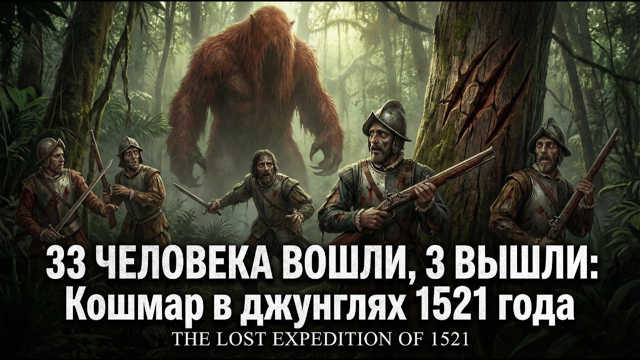 33 ЧЕЛОВЕКА ВОШЛИ, 3 ВЫШЛИ: Кошмар в джунглях 1521 года