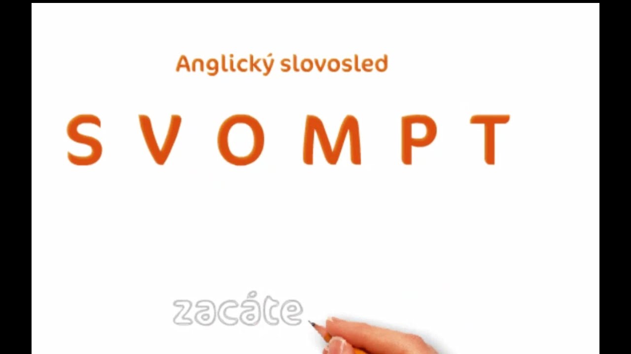 Angličtina pro začátečníky - slovosled
