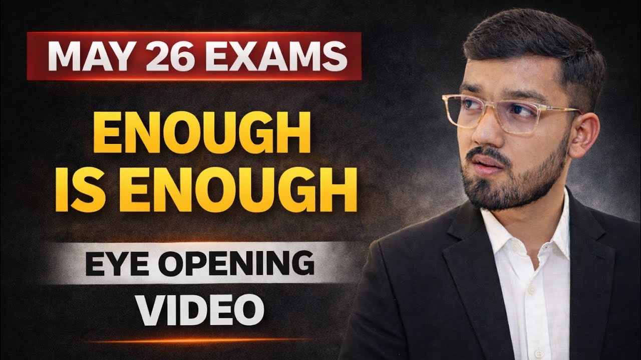 Last 30 Days Warning | CA May&rsquo;26 exams