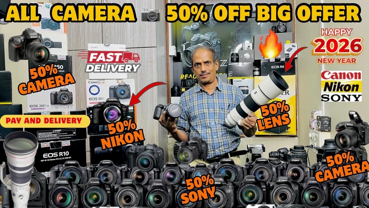 Second hand camera market Mumbai Churchgate ￼mirrorlecss wedding lens accessories, 50% discount￼ 🔥￼￼