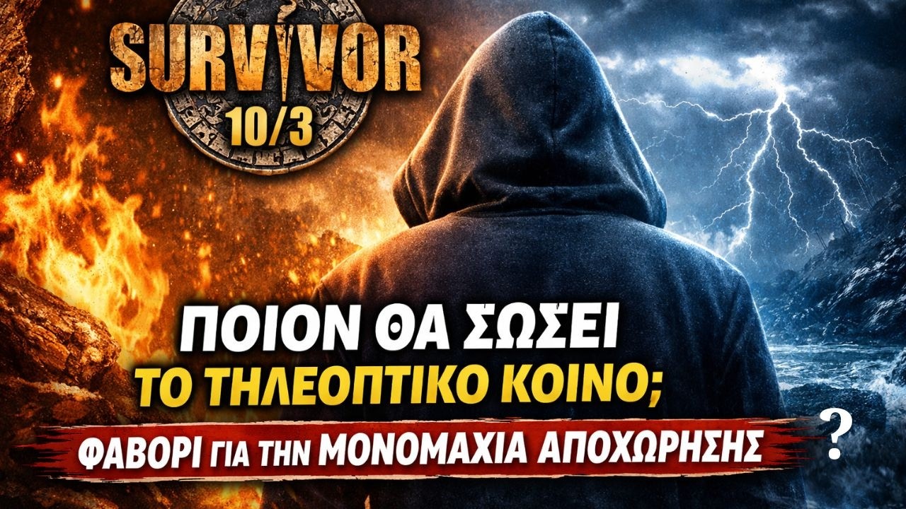 SURVIVOR 10/3: ΠΟΙΟΝ ΘΑ ΣΩΣΕΙ ΤΟ ΤΗΛΕΟΠΤΙΚΟ ΚΟΙΝΟ ΦΑΒΟΡΙ ΓΙΑ ΤΗΝ ΜΟΝΟΝΑΧΙΑ ΑΠΟΧΩΡΗΣΗΣ