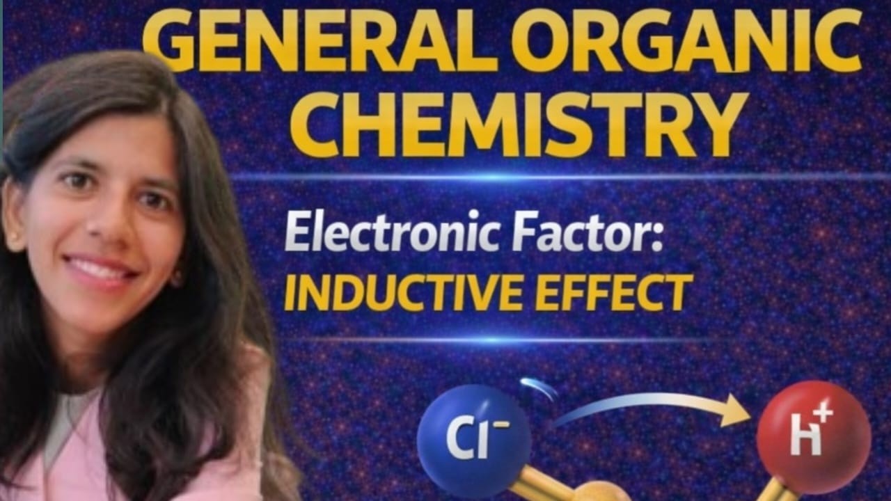 GOC || Electronic Factor: Inductive Effect || CSIR NET//GATE//TIFR//ENTRANCE EXAM