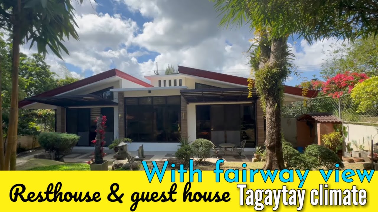 V435-24 | SOLD | Royale Tagaytay Estate Retirement Home, Resthouse & Guest House with Fairway View
