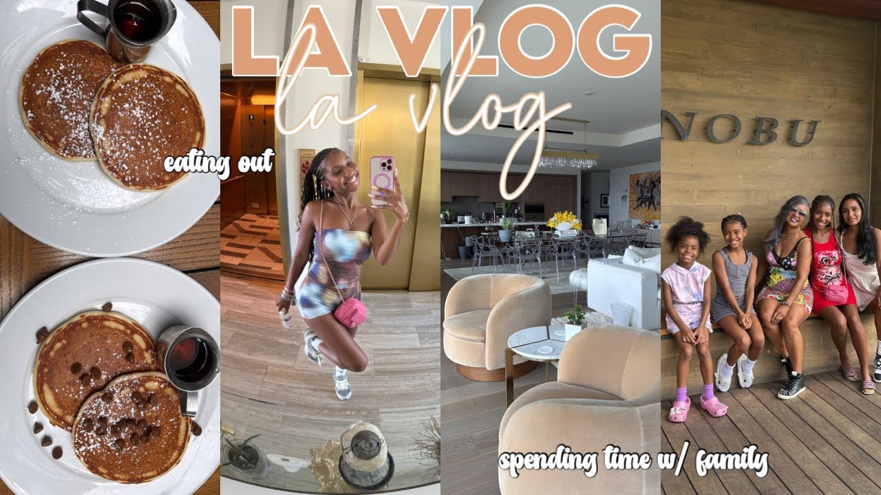 LA VLOG | Universal Studios, Nobu, Spending Time With Family, Playground LA + MORE