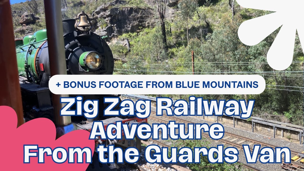 Zig Zag Railway (AC16 218A) from the Guards Van perspective (30 December 2023) #steamengine #train