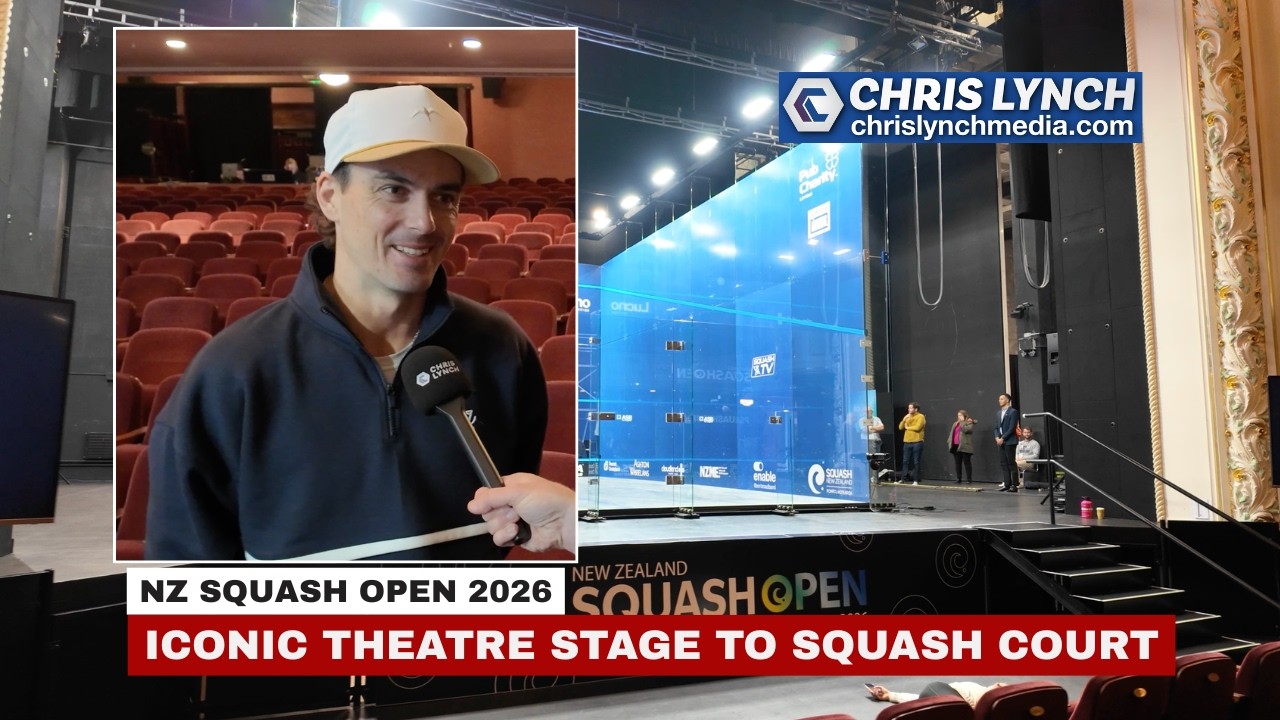 Iconic Christchurch theatre transformed into world class squash court