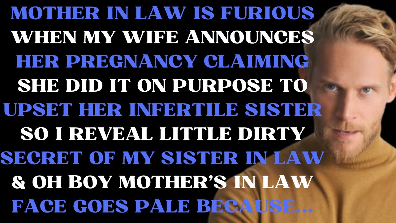 Mother in law is furious when my wife announces her pregnancy claiming she did it on purpose to