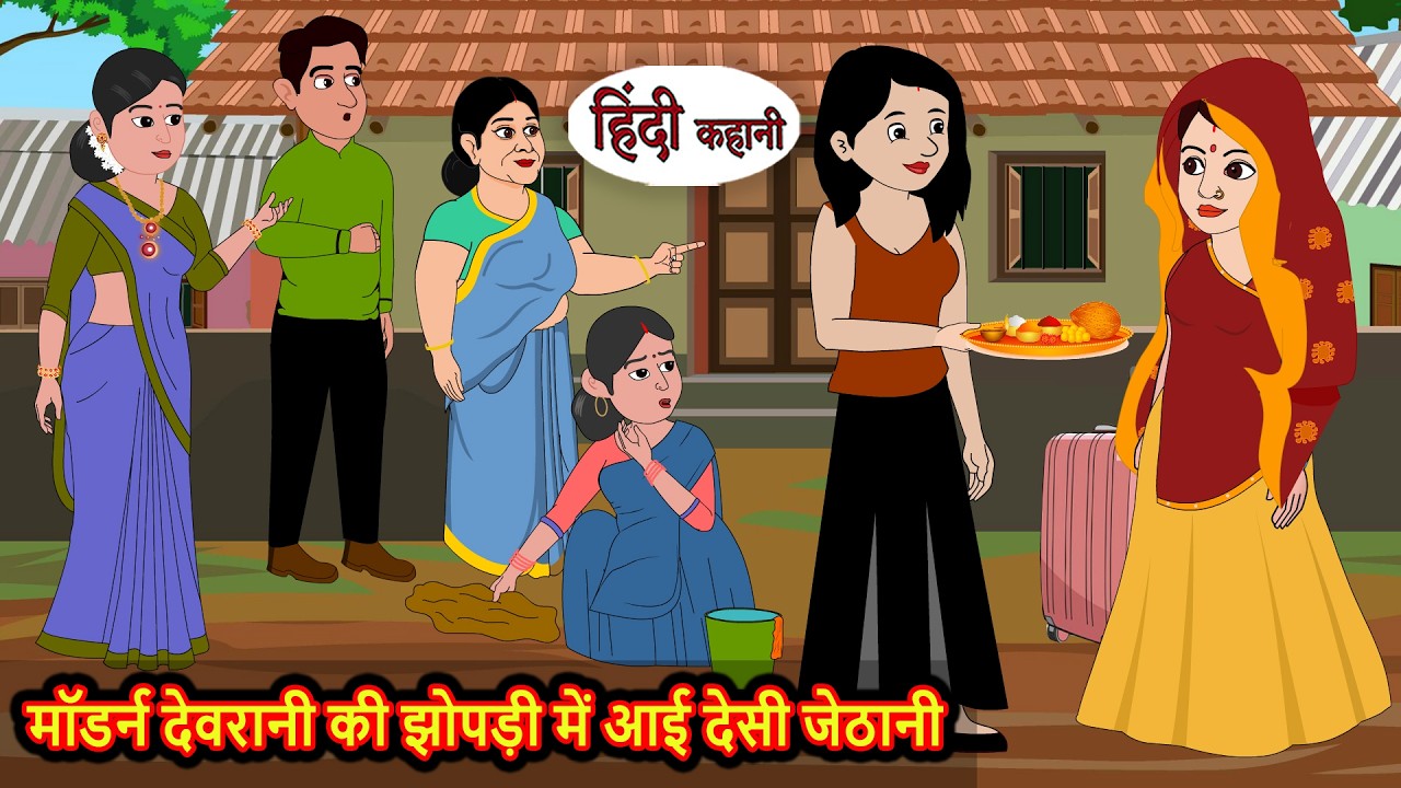 मॉडर्न देवरानी की झोपड़ी में आई देसी जेठानी | Stories in Hindi | Best Kahani | Funny | Hindi Story