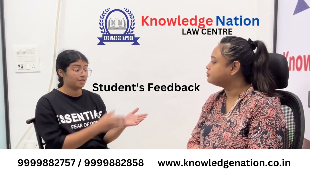 Student's Feedback to the best CLAT Coaching in India | Knowledge Nation Law Centre