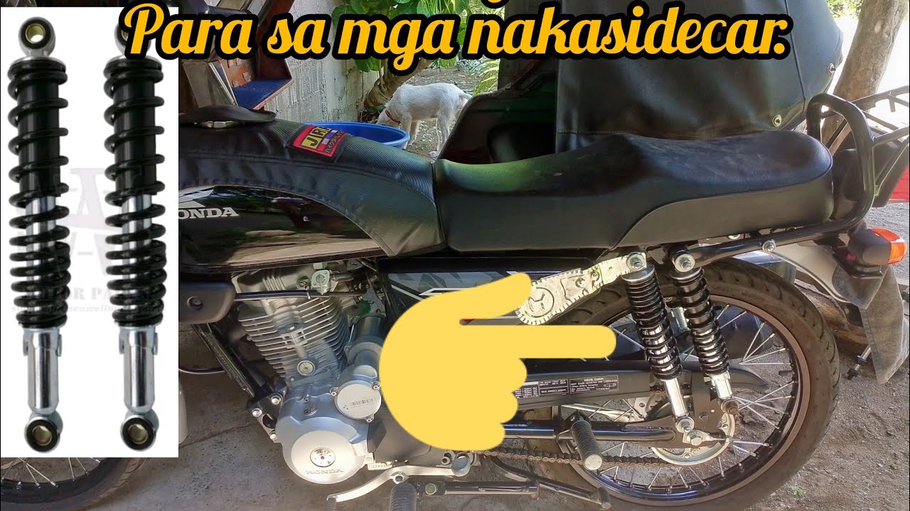 Installing Secondaryshock. Para Sa mga nakasidecar.