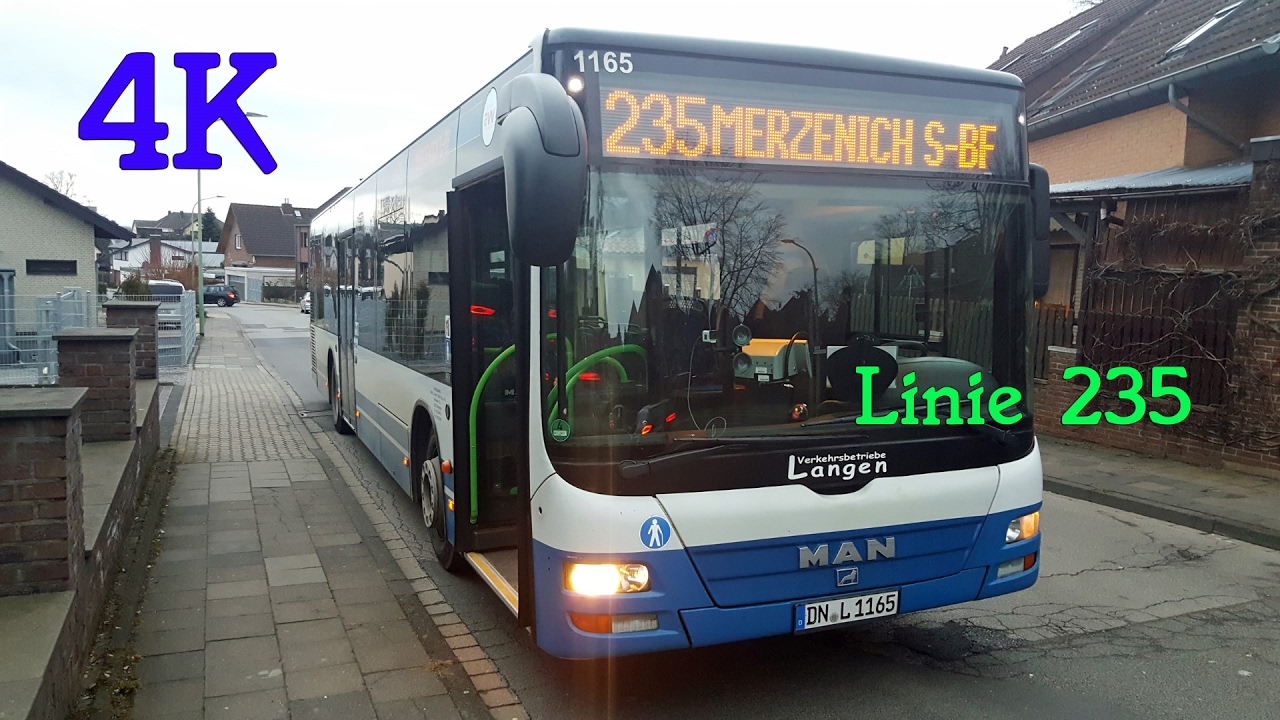 4K Buslinie 235 Merzenich - Merzenich S-Bahnhof Part 1