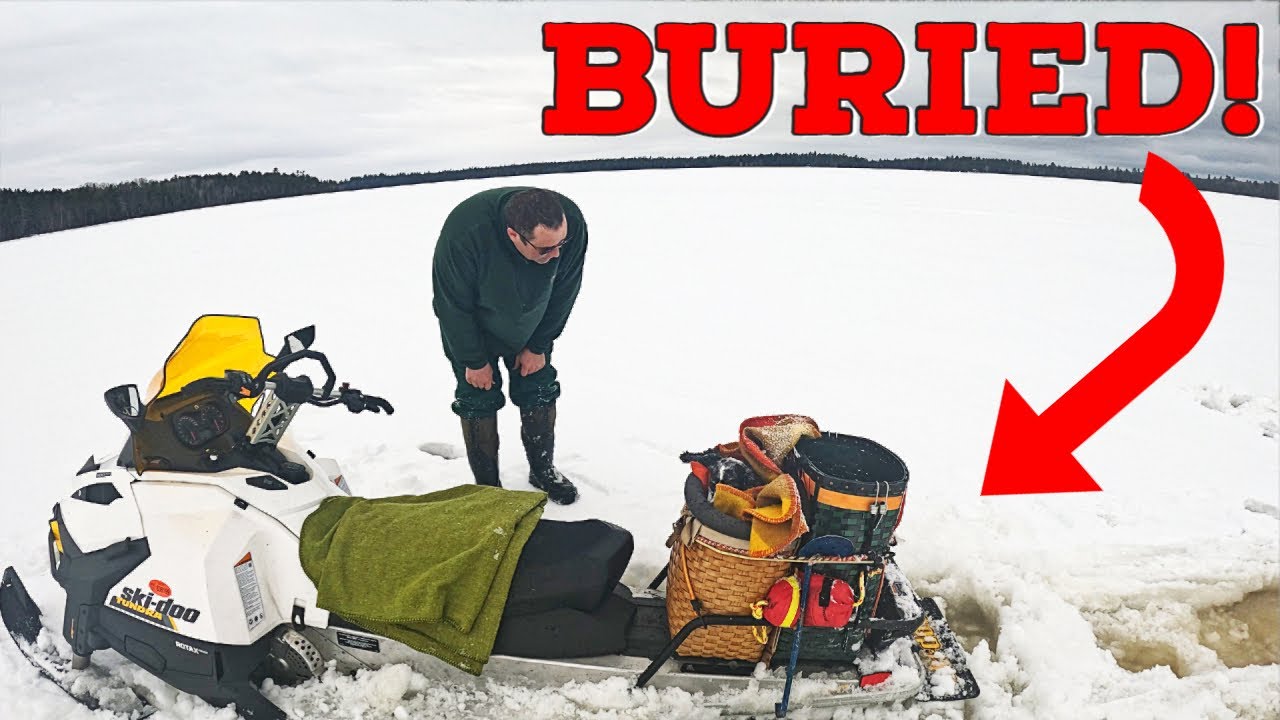 Buried In the Slush. Moose Antlers on the Lake?: Day 3
