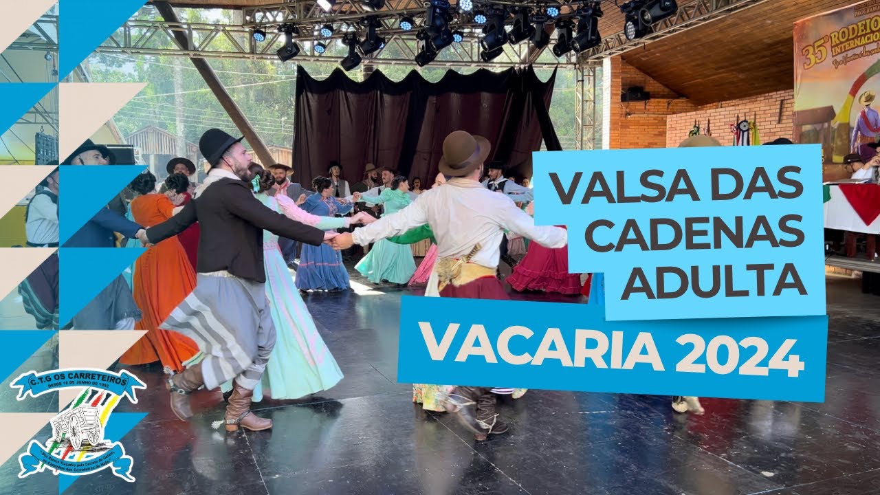 Valsa das Cadenas Invernada Adulta | Vacaria 2024 | CTG OS CARRETEIROS