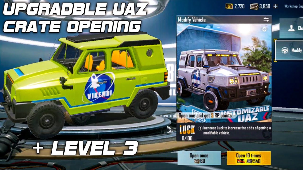 MY FIRST UPGRADBLE CUSTOMIZABLE UAZ AEGIS CRATE OPENING 🔥PUBG MOBILE🔥 #pubg #pubgmobile #uazaegis