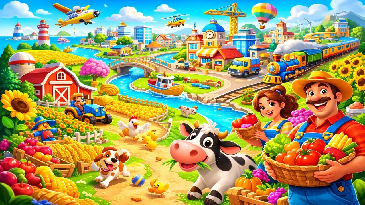 Township | Build Your Dream City & Farm Adventure Gameplay (Android/iOS)