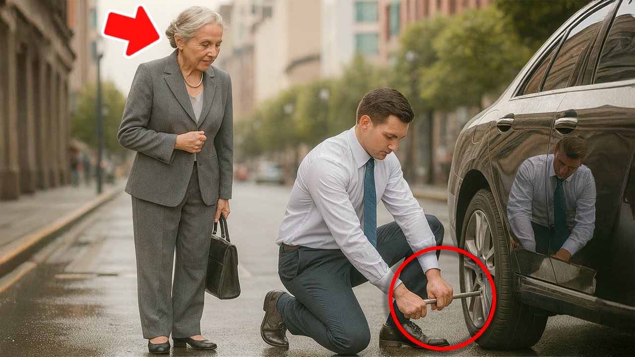 Młody mężczyzna stracił rozmowę o pracę, pomagając staruszce… Nie wiedział, że to była prezeska…