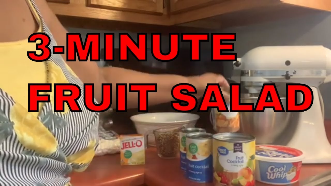 Fruit Salad-Delicious And Under 3 Minutes