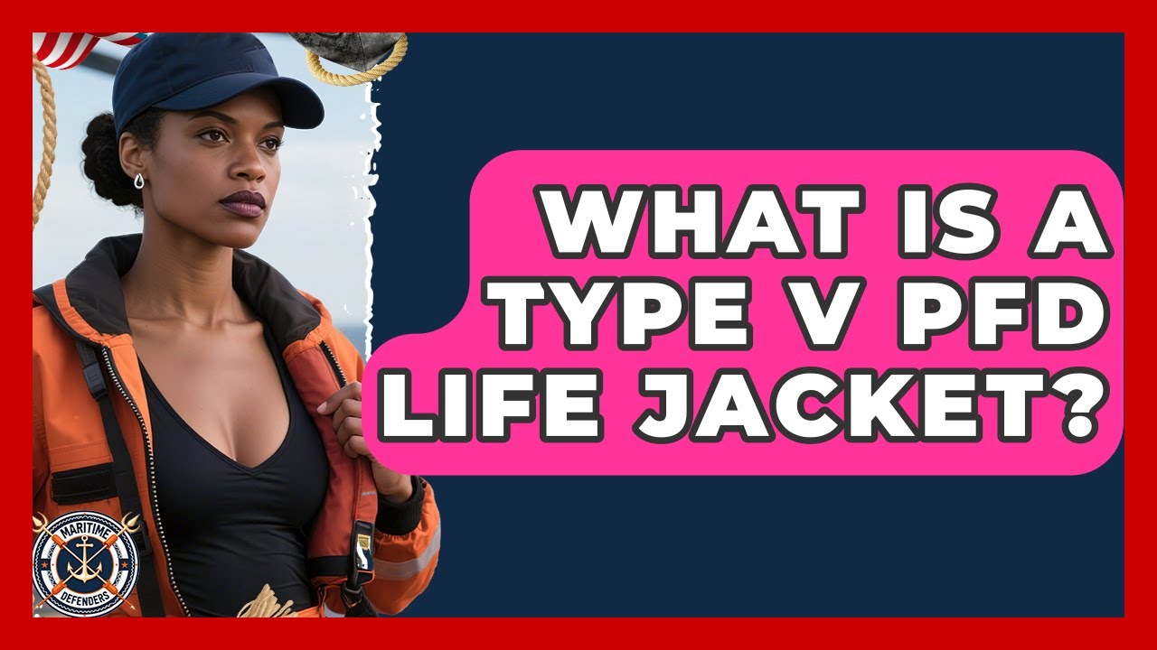 What Is A Type V PFD Life Jacket? - Maritime Defenders