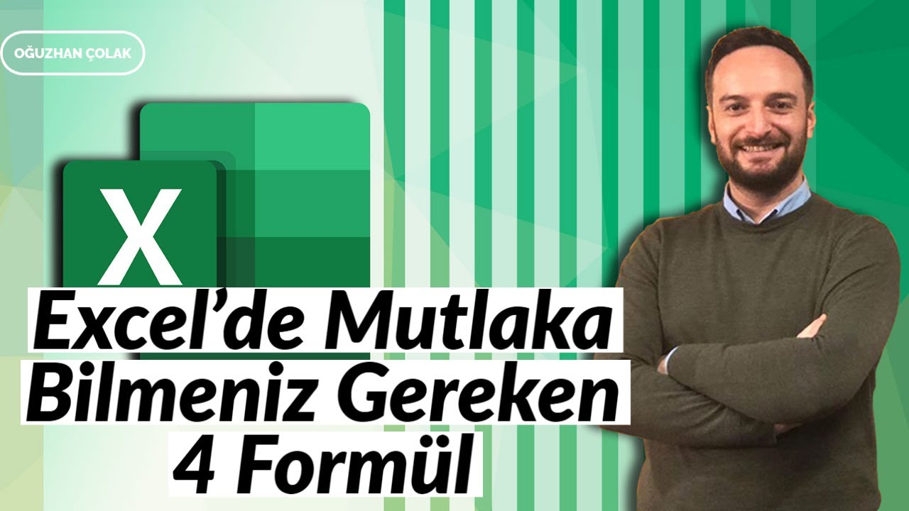 #Excel 'de Mutlaka Bilmeniz Gereken 4 Yeni Formül | #Microsoft365 Formülleri | Oğuzhan ÇOLAK
