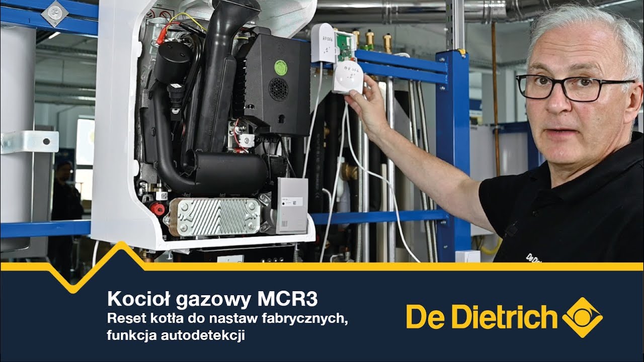 Kocioł gazowy MCR3 - Reset kotła do nastaw fabrycznych, funkcja autodetekcji | Mistrzowie Instalacji