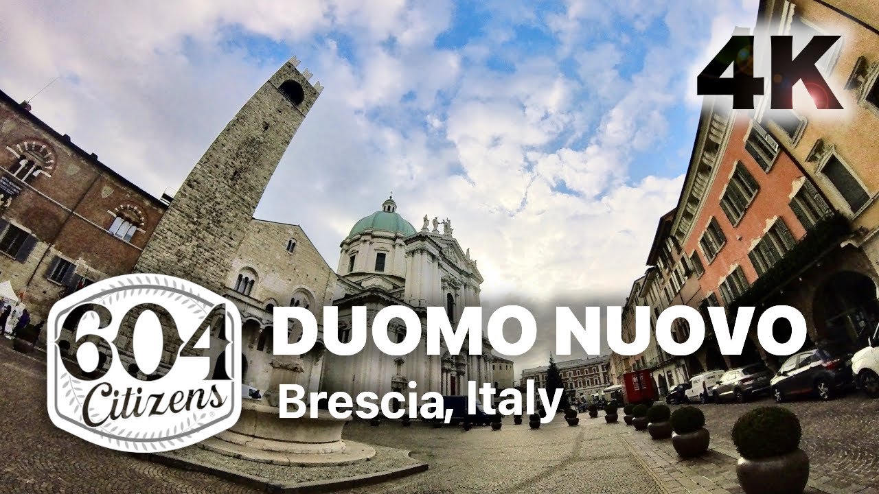 DUOMO NUOVO: 4K WALKING Tour + Immersive Sounds | Brescia, Italy