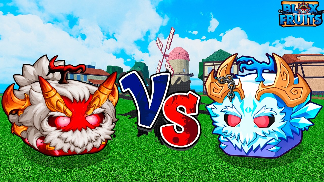 YETI VS YETI FIEND QUAL SERÁ A MELHOR E MAIS FORTE DO BLOX FRUITS!?🧐❄️