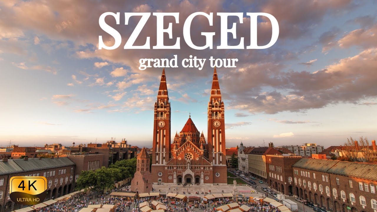 【4K】SZEGED, Hungary - Downtown Walking Tour