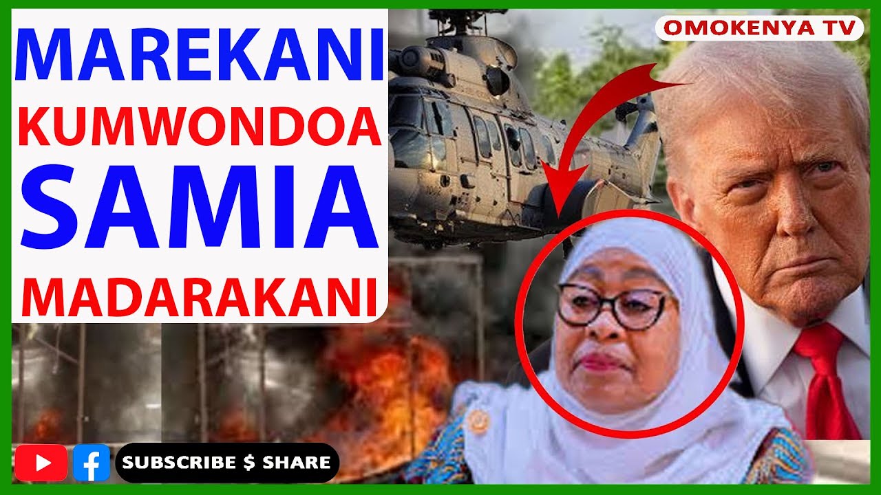 Breaking News: Habari Ya Rais Trump Kumwondoa Rais Suluhu Mamlakani Yaachiliwa