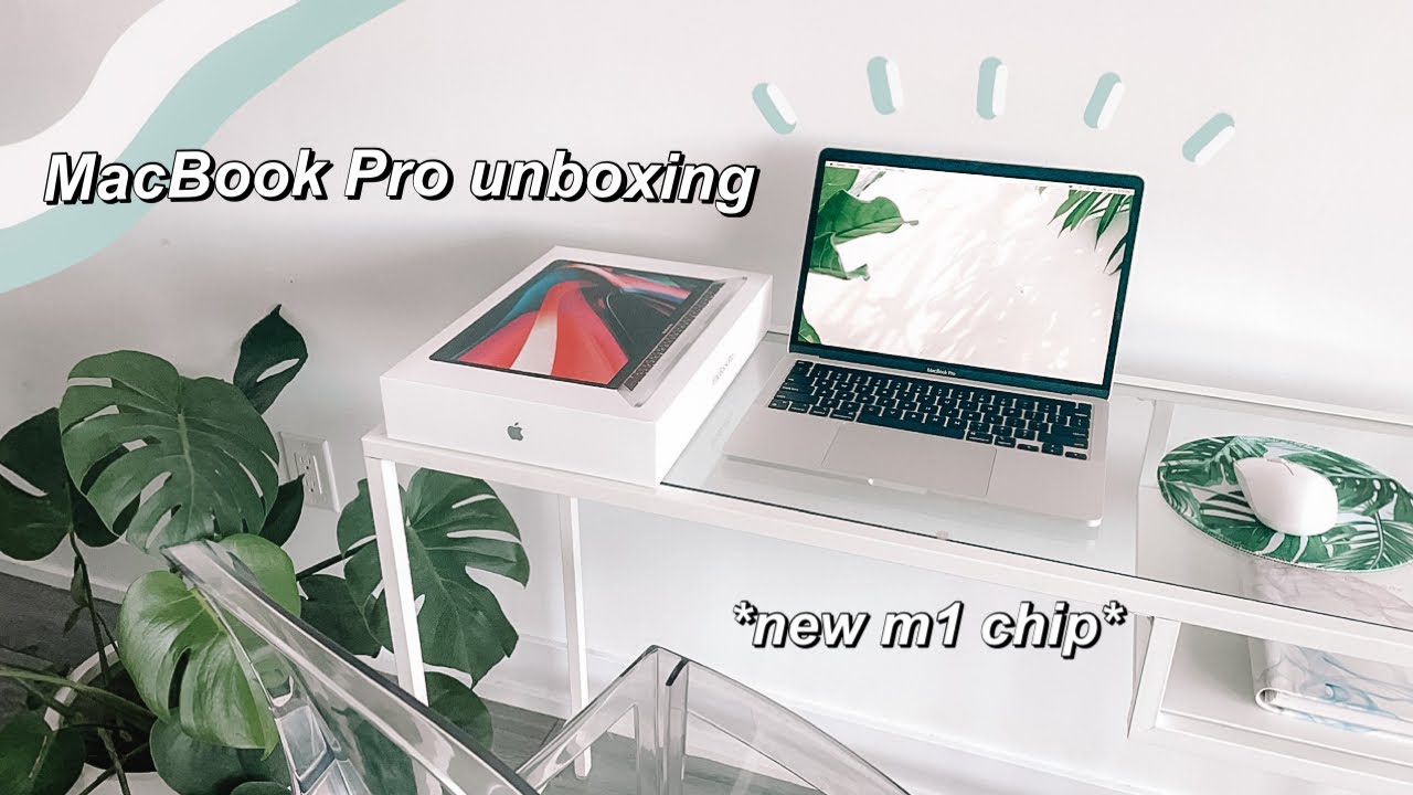 MACBOOK PRO 2020  UNBOXING + SET UP | with new M1 chip!