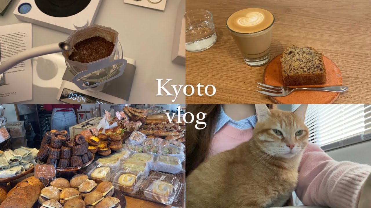 kyoto vlog | 一乗寺 | 京都カフェ | pan nochi hare | つばめ | 恵文社 | PEAR PRESS |