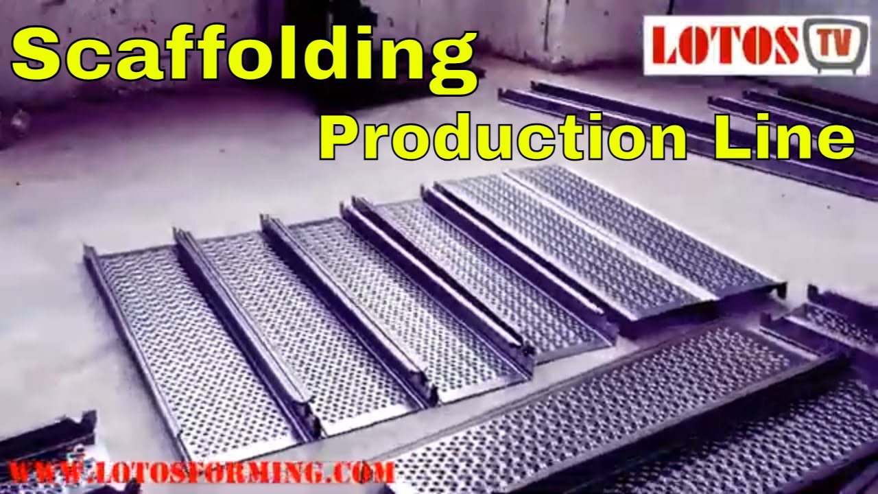 【Scaffolding Production Line】: Scaffolding planks forming machine | scaffolding roll forming machine