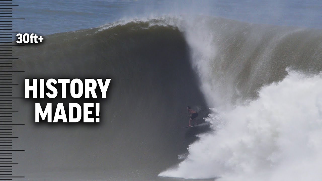 MOST HISTORICAL DAY OF BIG WAVE SURFING EVER? (RAW)