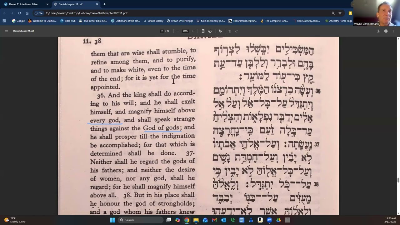Daniel chapter 11 verses 31 to 45