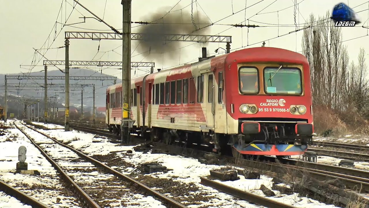 Trenuri în Gara Sărățel 🚄🚊🚅 Trains in Sărățel Railway Station - 31 January 2026