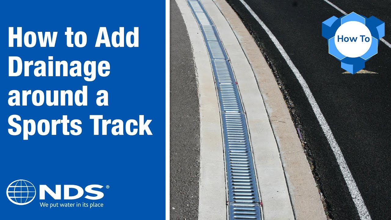 How to Install Dura Slope® Channel Drain with EZ-Track™ Radius Couplings | NDS Drainage Systems