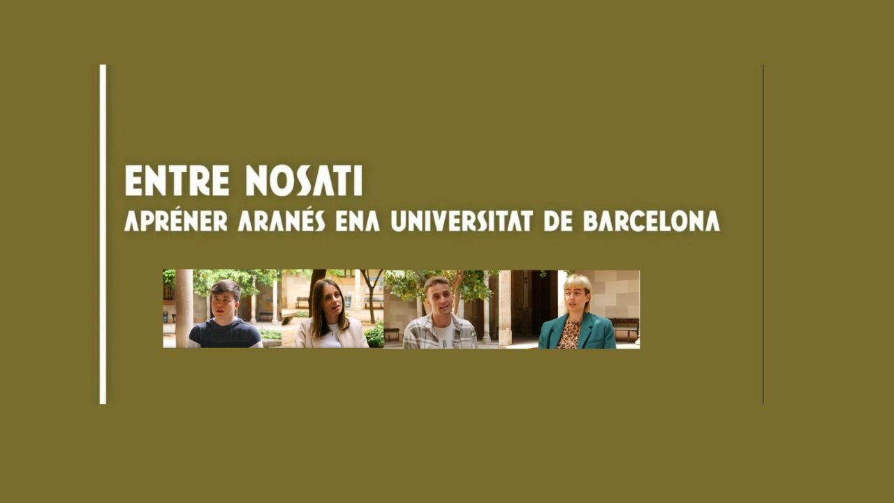 Entre nosati: apréner aranés ena Universitat de Barcelona