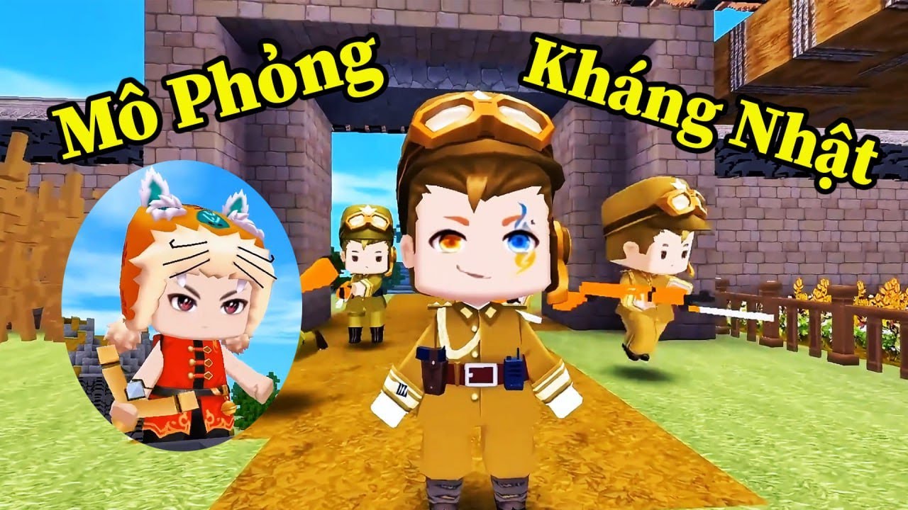 Hoàng ACC Mô Phỏng Cuộc Kháng Chiến Chống Nhật Trong Mini World
