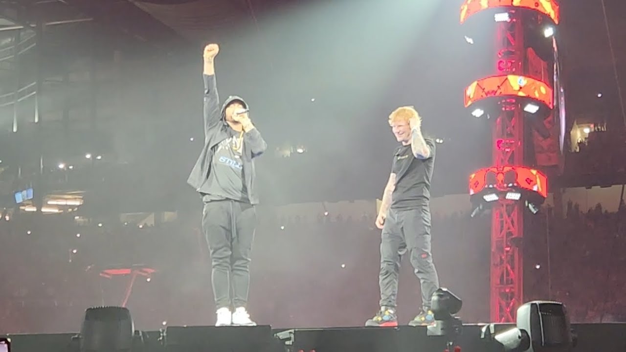 Ed Sheeran + Eminem Performance - Detroit, MI - July 15th, 2023
