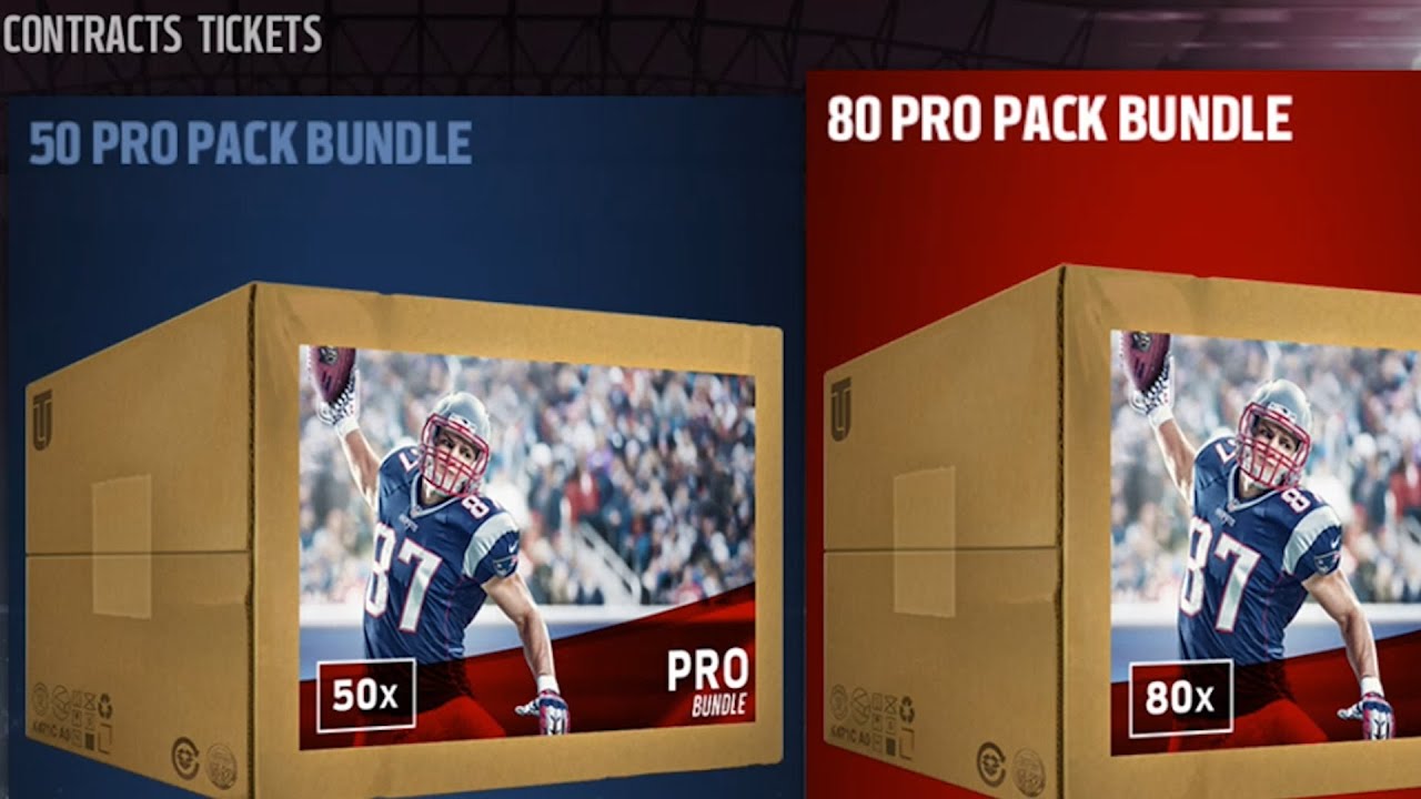 MY START TO MADDEN 17 ULTIMATE TEAM (40x PRO PACK BUNDLE OPENING)