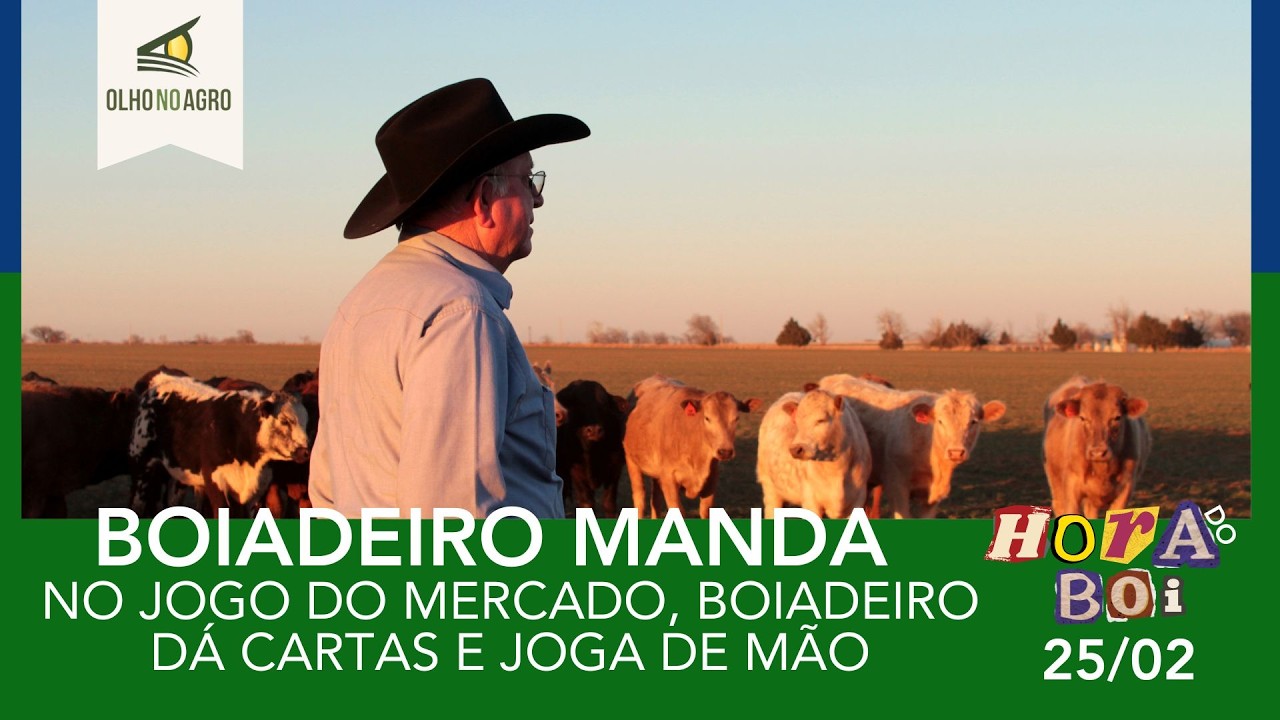 HORA DO BOI 25/02 - NO JOGO DO MERCADO BOIADEIRO DÁ CARTAS E JOGA DE MÃO