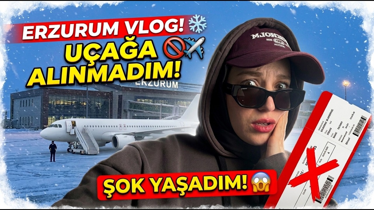 Erzurum Dönüşü büyük şok! Uçağa alınmadım....