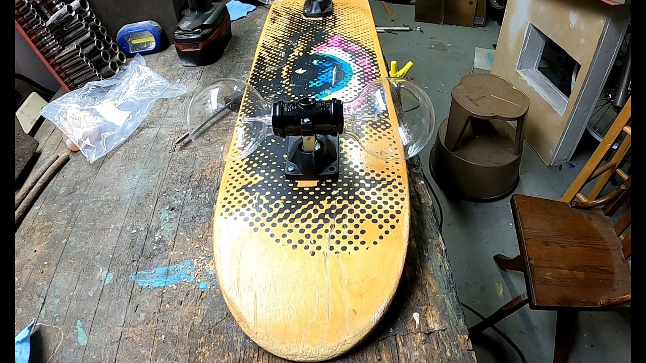 Building a skateboard lamp wall light from parts ~$35