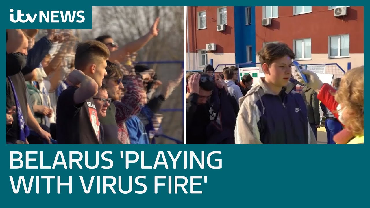 'We're playing with fire': Belarus life continuing as normal despite coronavirus spread | ITV News